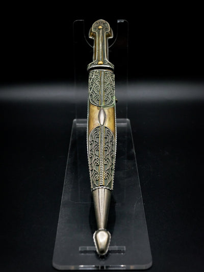 Magnifique Poignard - EMPIRE OTTOMAN / CAUCASE - dague KINDJAL-QAMA